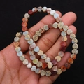 Natural heart-shaped emperor stone beads for DIY jewelry making in assorted colors - Multi-color Stone Pattern Style (18号) / 6x6mm, 15g