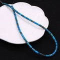 Polished blue emperor stone cylinder beads 4x8mm for DIY jewelry making and crafting - 4x8mm / Royal Blue (No.12)