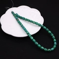 8x10mm drum-shaped green natural imperial jasper beads for DIY jewelry making - Barrel Beads / No. 11 (Dark Green Mottled)