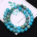 Blaue kaiserliche Jaspis-Steinperlen mit natürlicher brauner Textur für DIY-Schmuck - Größe 20