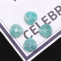 Gefacetteerde hartvormige Amazoniet edelsteenkralen in groen voor DIY sieraden maken - Amazoniet