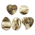 Pendentifs en agate naturelle en forme de cœur, rond et goutte pour bijoux DIY - Style de Formes Géométriques Mixtes
