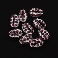Macro detail of natural cowrie shells with leopard print spots for DIY jewelry making - No. 1 (20 Pieces/pack) / 9x19mm,1.5g
