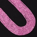 Tiras de cuentas de piedra natural cuadradas facetadas rosa de 2-3 mm para joyería DIY - 2x2mm / US 3