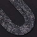 2-3mm faceted black natural stone cube beads for DIY jewelry making and bracelets - US 5
