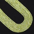 Light green faceted 2-3mm natural stone beads for DIY jewelry and bracelet making - US 6