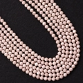 Faceted turquoise loose beads in champagne pink for DIY jewelry bracelets and necklaces - 2.0mm / Nude Pink