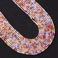 Faceted natural stone beads 2-3mm in colorful mix for DIY jewelry making and crafting - US 9
