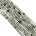 Natuurlijke labradoriet 4x4mm cilinder kralen met blauwe glans voor DIY sieraden - 4x4mm / Nr.7 Flitssteen