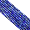 Natuurlijke 4x4mm cilindrische lapis lazuli kralen in diepblauw voor sieraden maken - 4x4mm / Lapis lazuli