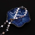 Natuurlijke schelpkralen in klavervorm voor het maken van handgemaakte DIY-sieraden - 12mm