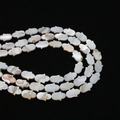 Natural white mother of pearl Hamsa hand beads for DIY jewelry making accessories - Hand Shape