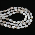 Hamsa Hand natural white mother of pearl shell loose beads for DIY jewelry making - Small Hand Shape