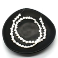 Natural white shell heart-shaped beads for DIY necklace and bracelet jewelry making - Horizontal Hole Heart Shape / 6mm / White