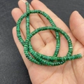 Perle tonde piatte in pietra venata verde 2x4mm per creazione di gioielli e collane - 2x4mm / Stile 33