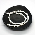Platte ronde witte zoetwater schelpkralen met parelglans voor DIY sieraden maken hobby - Schijf / 6mm / Wit