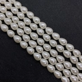 Détails des perles d'imitation blanc crème en forme de goutte pour bijoux DIY - Moyen / Blanc Cassé (N°4)
