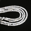Natural white freshwater shell heart shaped loose beads for DIY jewelry making - Vertical Hole Heart Shape / 6mm (9g)