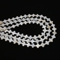 Cross-shaped white shell beads for DIY jewelry making with natural pearl luster finish - Cross Shape