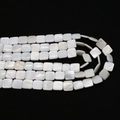 White square mother of pearl shell loose beads with natural luster for DIY jewelry making - Square