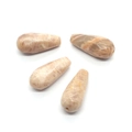 Faceted orange moonstone water drop pendants for DIY jewelry making and necklaces - Faceted Teardrop Shape / Sunstone Color