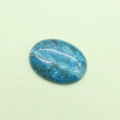 Cabochon ovale in crisocolla naturale con venature blu e verdi per gioielli fai-da-te - 30x40mm (13.3g) / Agata Crazy Blu