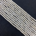 Strands of AAA natural freshwater pearls in creamy white for DIY jewelry making - A Grade / 2-3mm