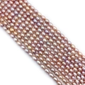 Mix of pink and lavender rice-shaped freshwater pearls for DIY jewelry making - 2-3mm / Purple