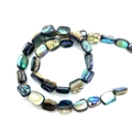 Onregelmatige natuurlijke abalone schelpkralen met parelmoerglans voor DIY-sieraden - 8X10mm / Tand