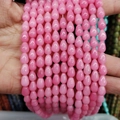 Pink teardrop natural stone beads with smooth finish for DIY jewelry making - Teardrop Style 11 (1013-T210103029) / 1 Piece / Pink