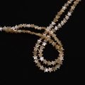 Sternförmige Naturmuschelperlen mit Perlmuttglanz für die DIY Schmuckherstellung - 6mm Spezifikation / Trochus-Muschel