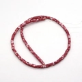 Cuentas cilíndricas de concha marina rosa 2x4mm con acabado nacarado natural para DIY - 2x4mm 14g / Rosa (Nº10)