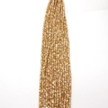 Polished 2x4mm natural sea shell abacus beads for DIY jewelry making and beadwork - 2x4mm / Champagne/Cream White (No. 1)