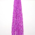 Fili di piccole perle di conchiglia viola da 2mm con una lucentezza perlacea tenue - Viola / 2mm