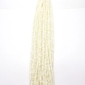 Flat 2x4mm creamy white natural sea shell spacer beads with iridescent luster for DIY jewelry - 2x4mm / Milky White (No.2)