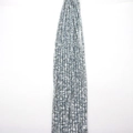 Flat round grey cat eye shell beads 2x4mm for DIY jewelry making accessories - 2x4mm / Grey/Light Blue (No. 3)