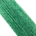 Perline sfaccettate in pietra naturale di Pino Africano verde per creazione gioielli - Agata verde