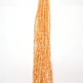 Perline piatte in conchiglia naturale arancione per creazione di gioielli DIY - 2x4mm / Rosa Arancio (N. 8)