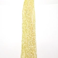 Perline a forma di abaco in conchiglia gialla 2x4mm per gioielli fai da te - 2x4mm / Giallo Chiaro (N. 10)