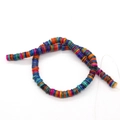 Perline heishi da 6 mm in conchiglia naturale colorata arcobaleno per gioielli fai-da-te - 6mm 40g / Colore Misto (No.1)