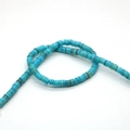 Perles plates rondes en nacre naturelle bleu turquoise pour fabrication de bijoux DIY - Bleu Ciel (No. 8)