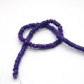 Fil de perles heishi en coquillage naturel violet 6mm-8mm pour bijoux DIY - Violet (N° 9)