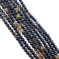 Gepolijste 8mm zwarte drakenader agaat kralen voor doe-het-zelf sieraden en armbanden - Stijl 16
