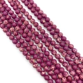 Purple Imperial Jasper natural stone round beads for DIY jewelry and necklaces - Size 10