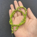 Groen gevlekte vierkante natuursteen kralen voor DIY halskettingen en sieraden - 2x4mm (1 Streng) / Nr. 5 (Grasgroene Textuur)