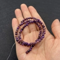 Perle in pietra imperiale viola con trama naturale per collane e gioielli fai da te - Texture Viola (N.2)