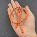 Snoer van 2x4mm oranje keizerlijke steen vierkante kralen voor DIY sieraden maken projecten - 2x4mm (1 Streng) / Nr. 9 (Oranje Gemarmerd)