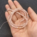 Pale pink imperial stone 3mm cube spacer beads for handmade necklaces and bracelets - 3x3mm / Pink Square Texture (No.3)