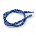Tira de cuentas cuadradas de 4 mm de piedra imperial azul para creación de joyería DIY - 4mm (1 Hilo) / N.º 2 (Sodalita)