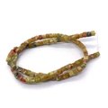 Perline cubiche in pietra imperiale naturale 4mm per creazione gioielli fai da te - 4mm (1 Filo) / No. 6 (Fancy Jasper)